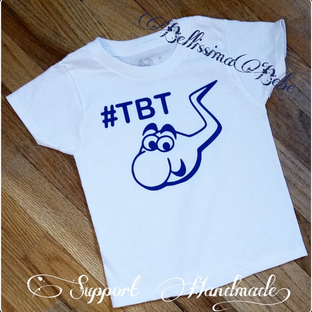 TBT 2/3t Boys Tee Funny Handmade NEW